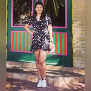 Windsor Polka dot wrap dress
